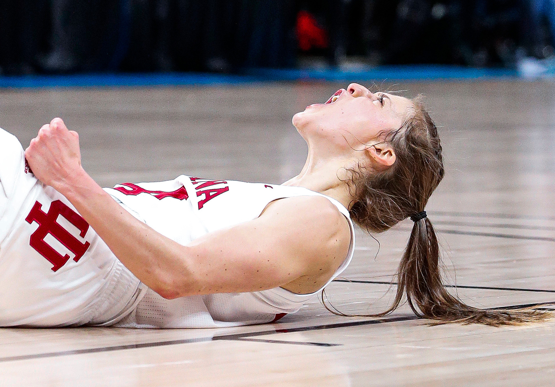 IU women's basketball player