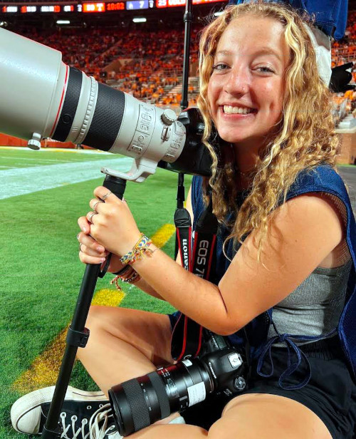 Girl with camera