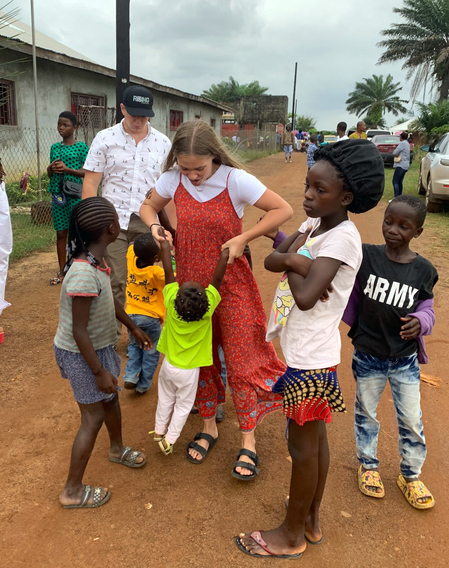 Students in Liberia