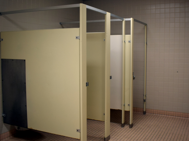 Missing stall doors