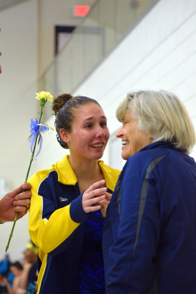 Coach and athlete