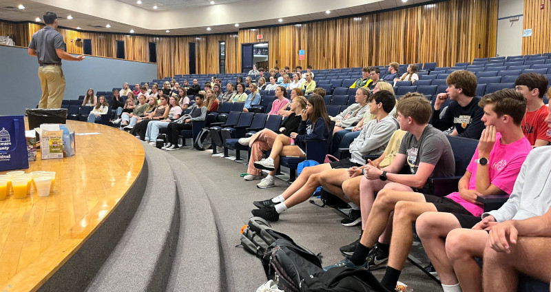 FCA meeting in auditorium